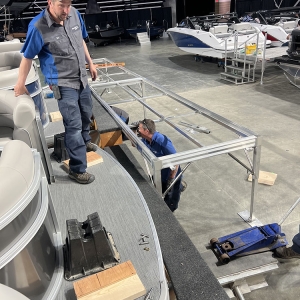 Bangor Boat Show Setup