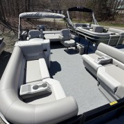 2026 Godfrey EX2286SBX Tripletoon - Charcoal/Lagoon