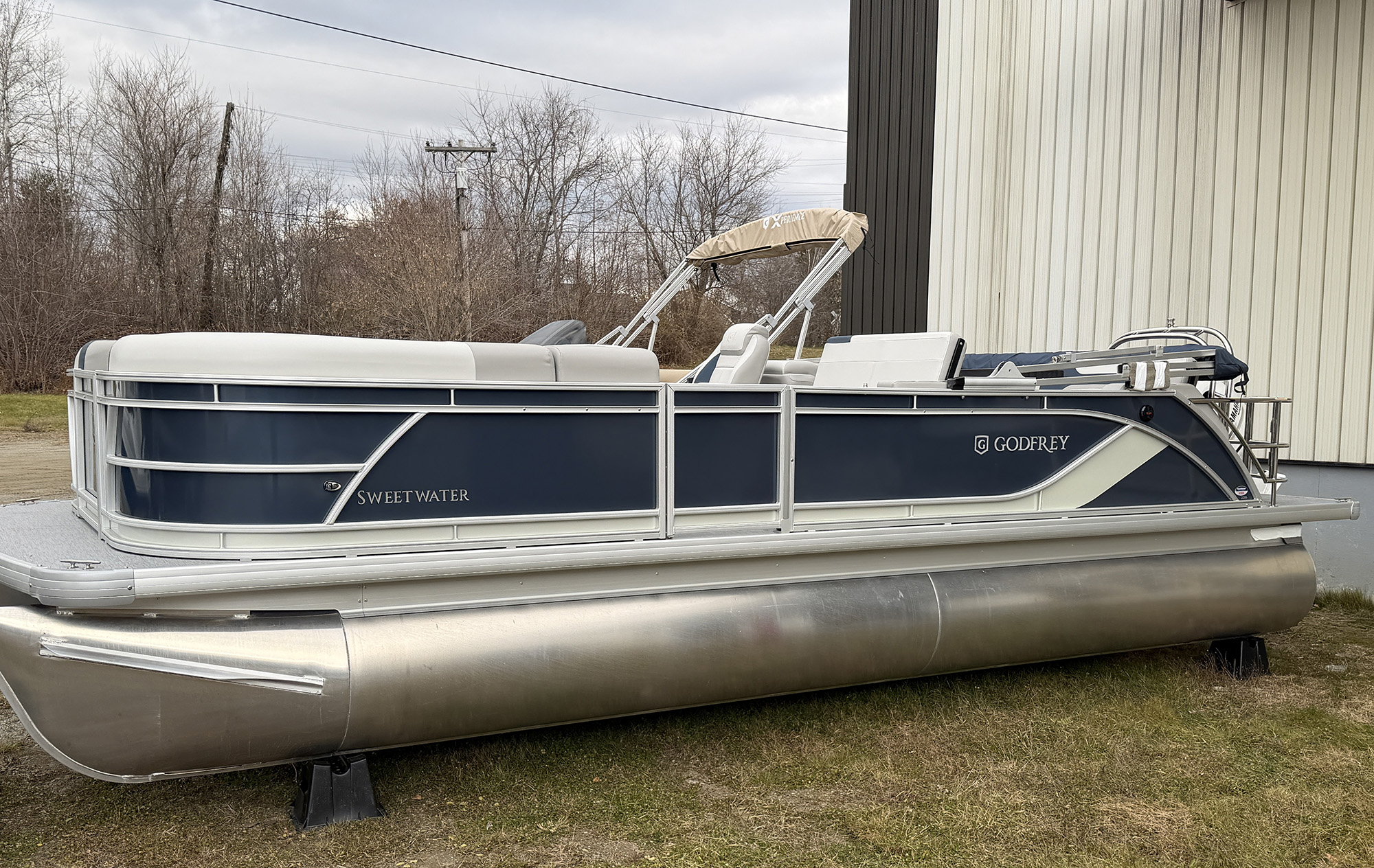 2026 Godfrey SW2286DT Party Barge - Pacific/White