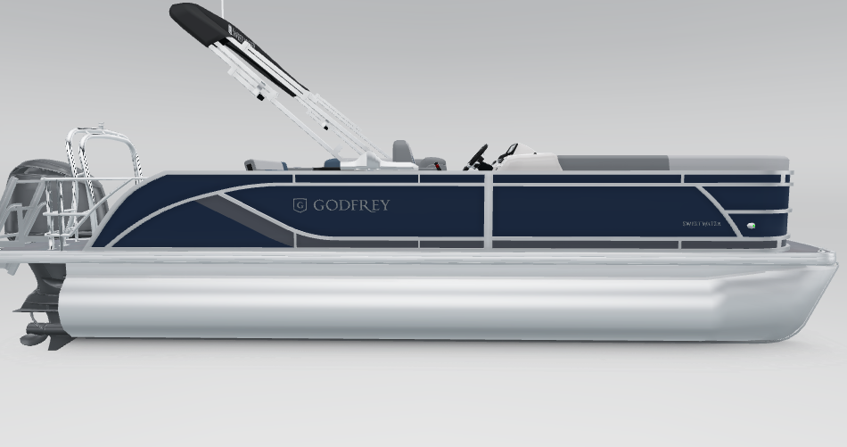 2026 Godfrey SW2286SFL Triple Pontoon - Pacific/Moonstone
