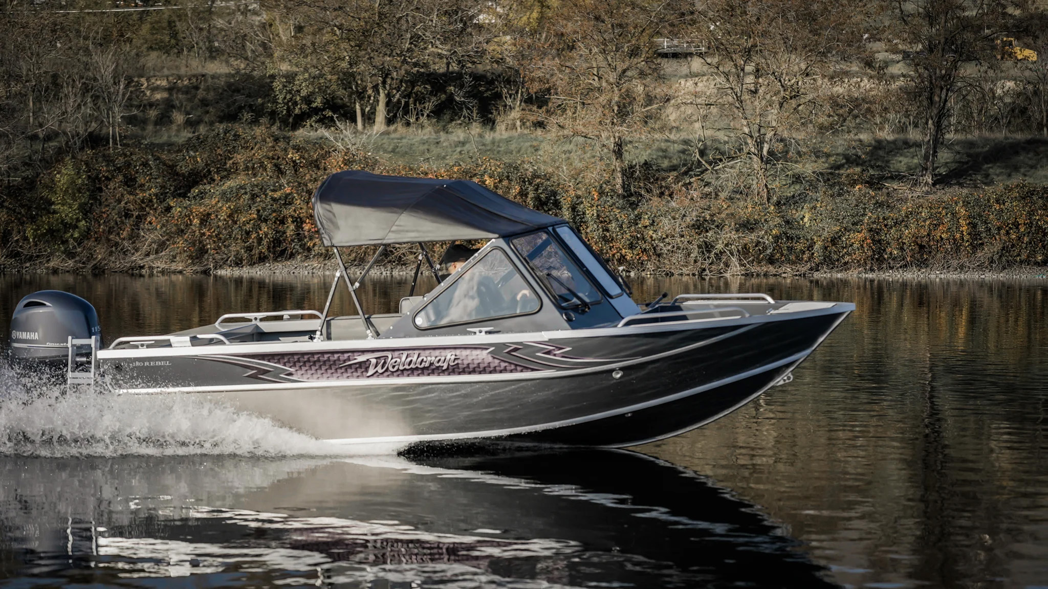 2026 Weldcraft 180 Rebel - Pure White/ Gray Granite