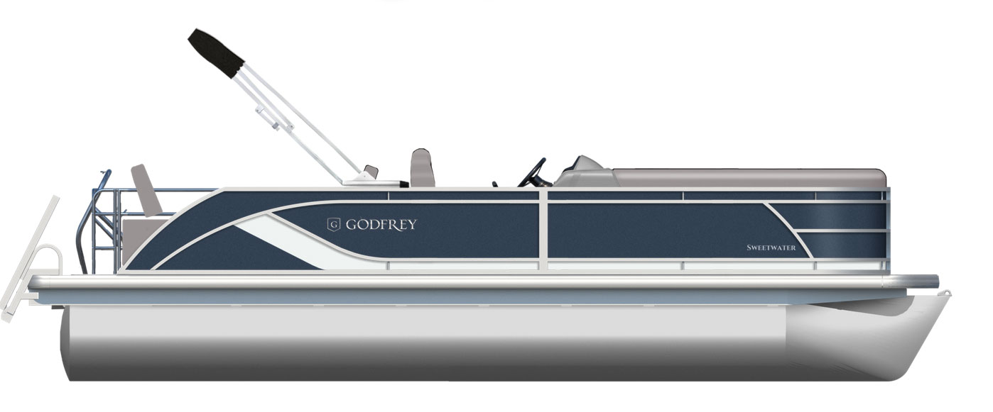 2026 Godfrey SW2286DT Party Barge - Pacific/White