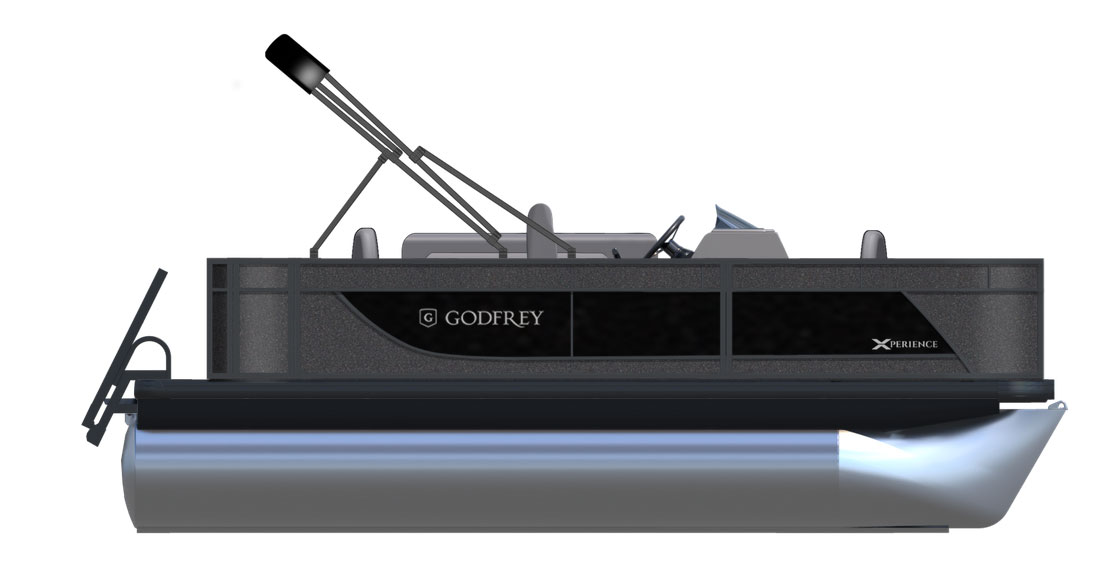 2026 Godfrey EX1886FX Party Barge - Charcoal/Black