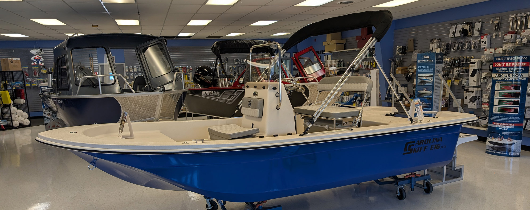 2025 Carolina Skiff E16JVXCC - Royal Blue