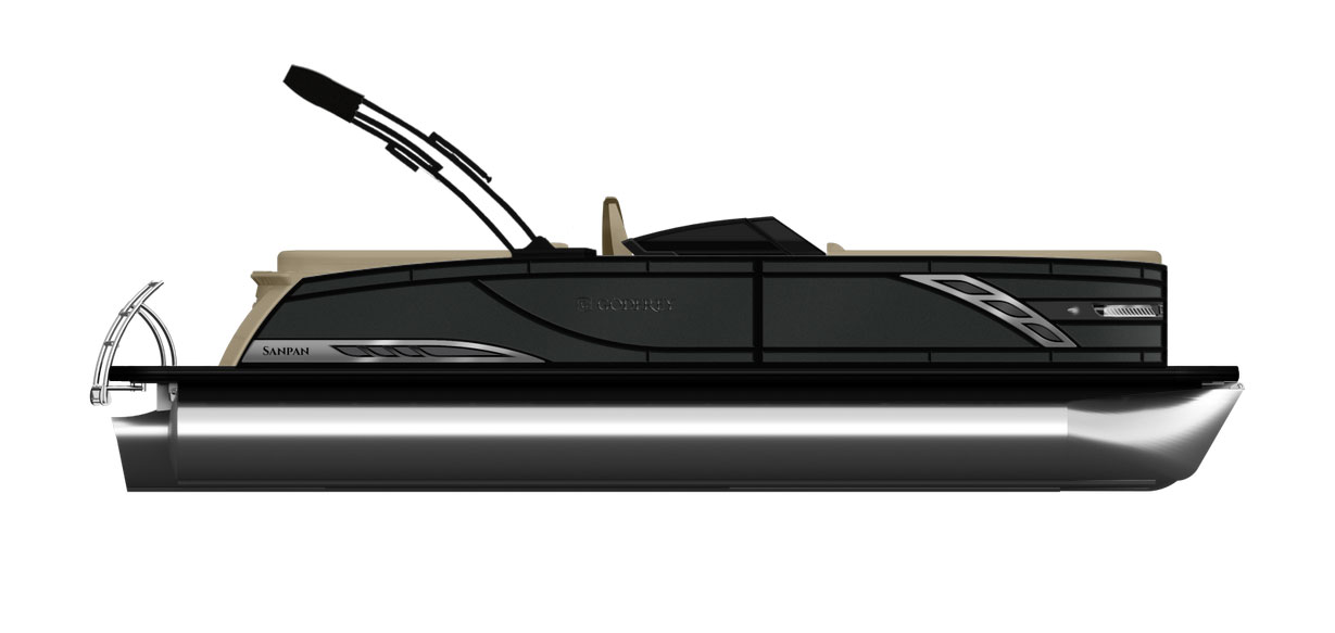 2026 Godfrey SP2500ULW Triple Pontoon Party Barge - Anthracite