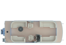 2026 Godfrey EX2286SBX Tripletoon - Sage/Black