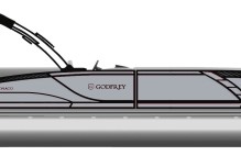 2026 Godfrey MC235SFL Triple Pontoon - Silver/Carbon Fiber