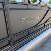 2025 Godfrey MC235SFL Triple Pontoon Boat - Matte Black/Black