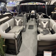 2026 Evotti 521QL Triple Pontoon Boat - Black/White