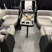 2026 Evotti 521QL Triple Pontoon Boat - Black/White