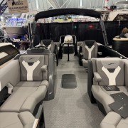 2026 Evotti 521QL Triple Pontoon Boat - Black/White